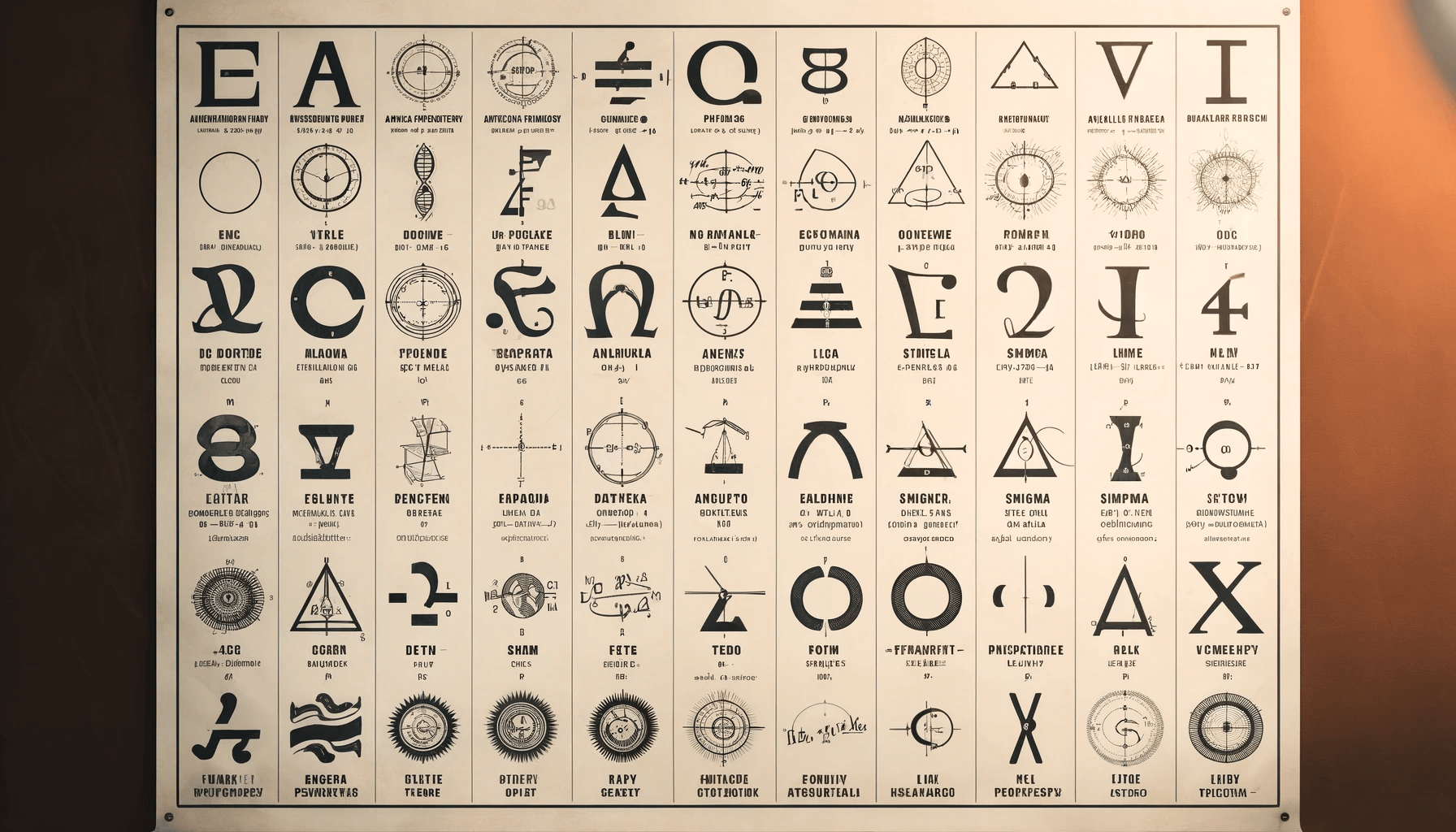 Physics Symbols